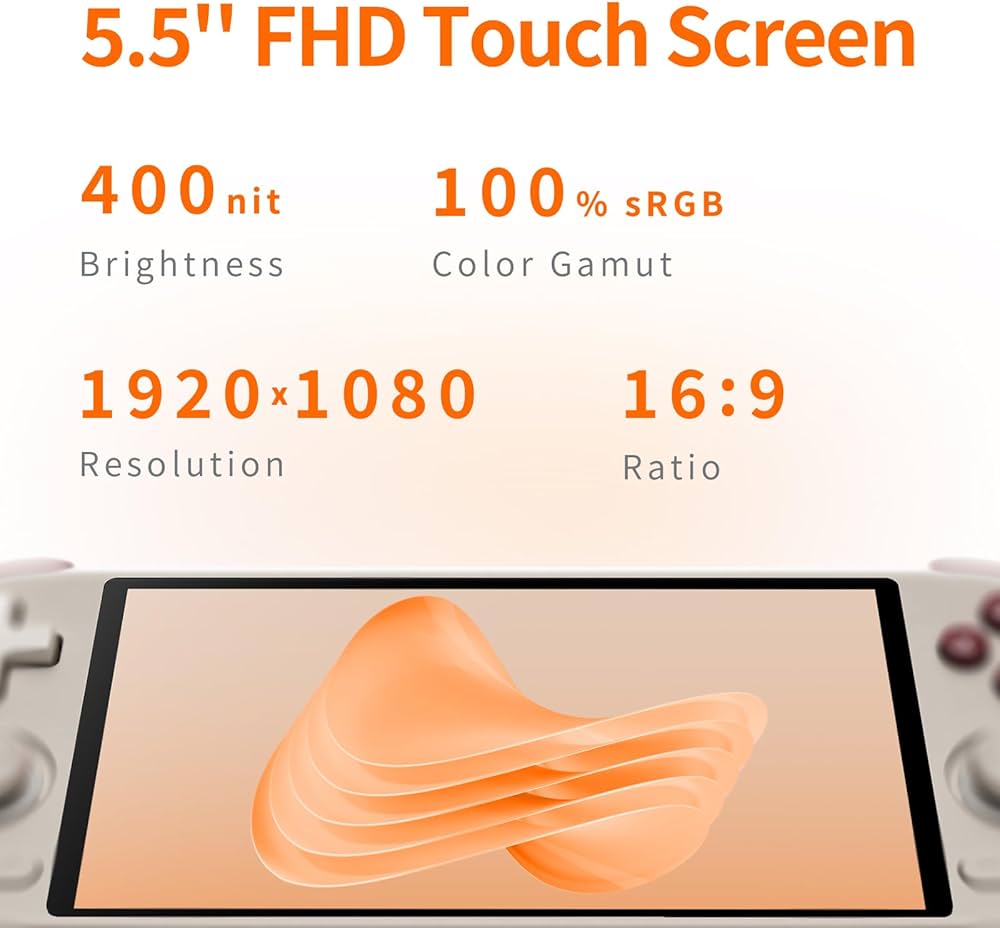 Amazon | Mangmi Air X レトロハンドヘルドゲームコンソール 5.5インチ