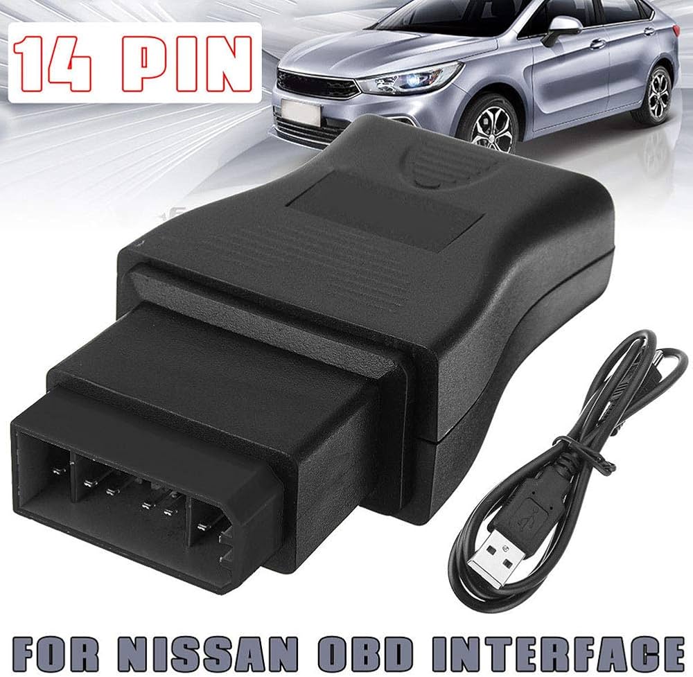 Amazon.co.jp: OBD2スキャナー、日産インターフェース用14ピン車診断