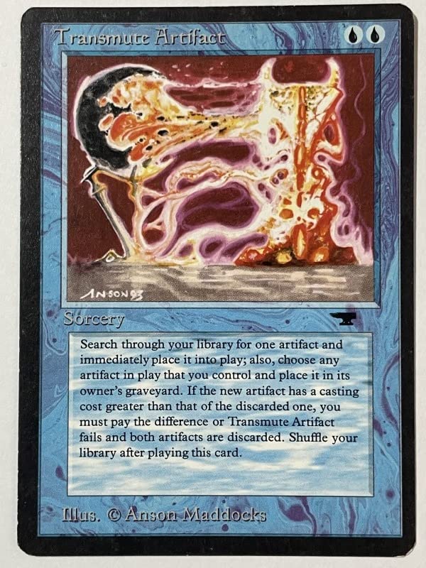 MTG Transmute Artifact 英語