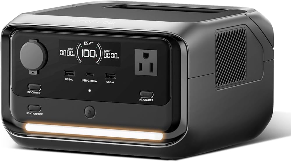 Amazon.co.jp: EcoFlow RIVER 3 Plus ポータブル電源 286Wh容量 定格