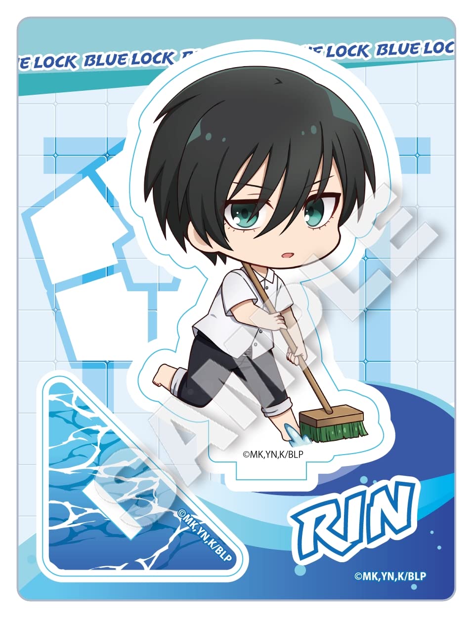 Amazon.co.jp: ブルーロック 糸師凛 プール掃除Ver. ミニキャラ