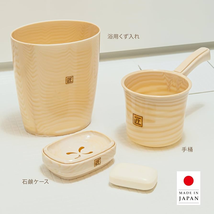 Amazon｜シンカテック 手桶 DX 匠 木目調｜湯おけ - ホーム＆キッチン