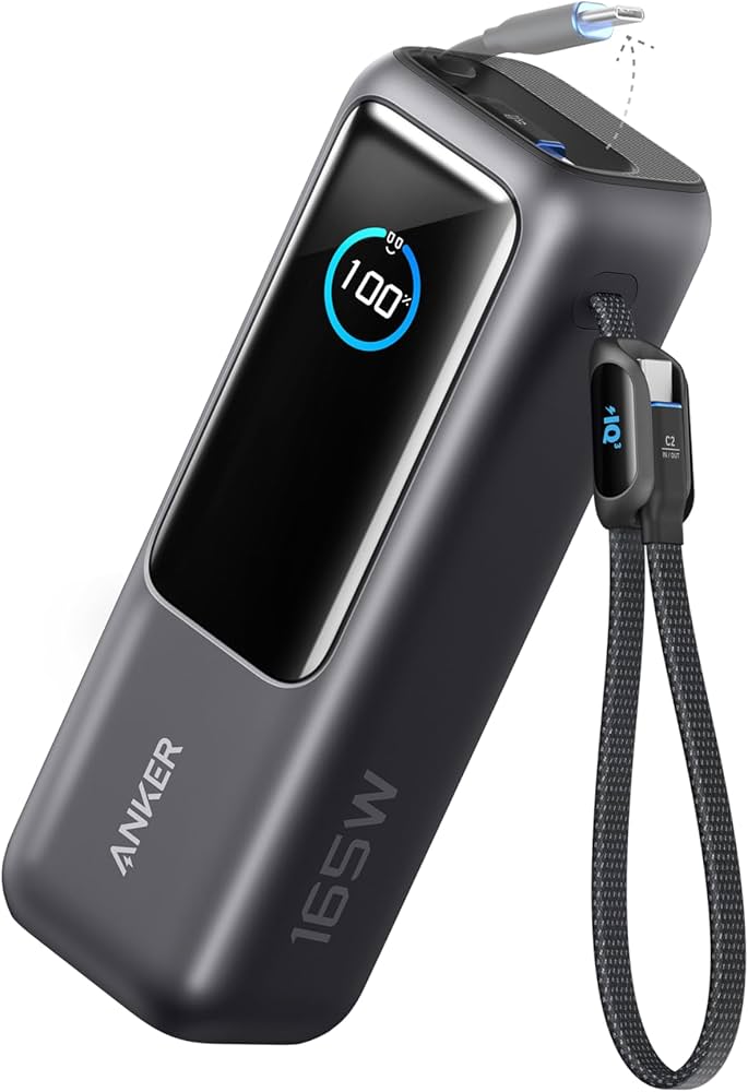 Anker Laptop Powerbank 165W 25000 mAh, Ladegerät mit 70cm