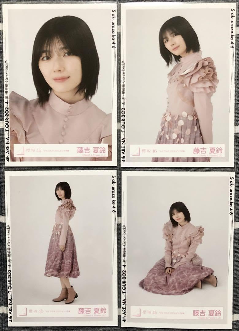 藤吉夏鈴 櫻坂46 2025年 浴衣 ランダム生写真 直筆 ヒキ 藤吉夏鈴櫻坂