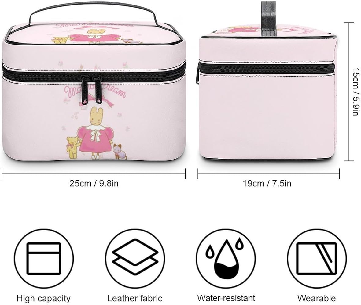 Amazon.co.jp: マロンクリーム 化粧ポーチ メイクボックス 化粧品収納