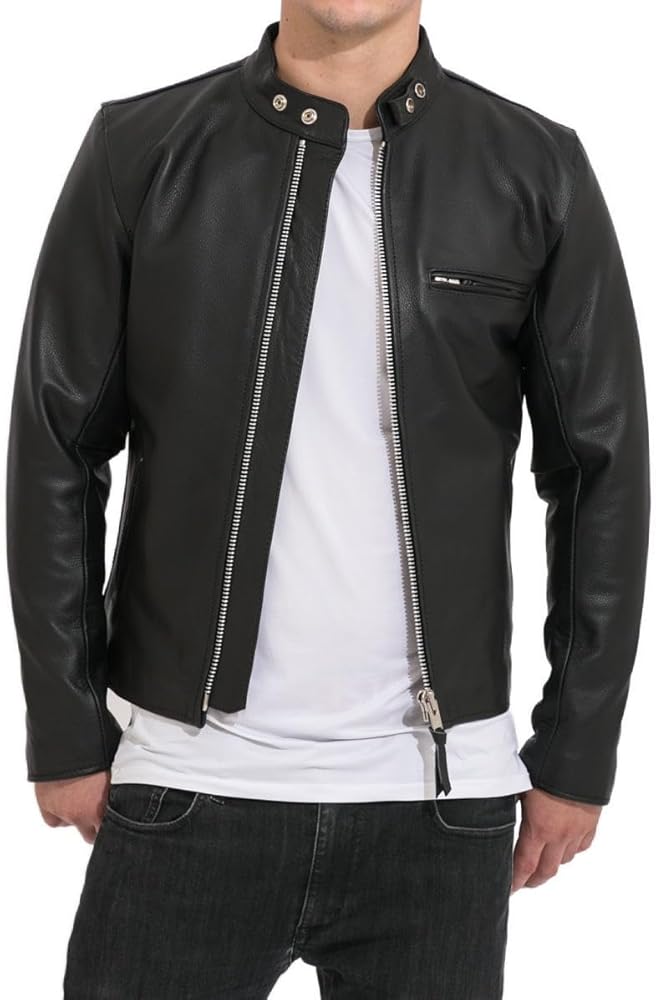 Amazon | [フリーダム] 【本革】革ジャン バッファローレザー メンズ