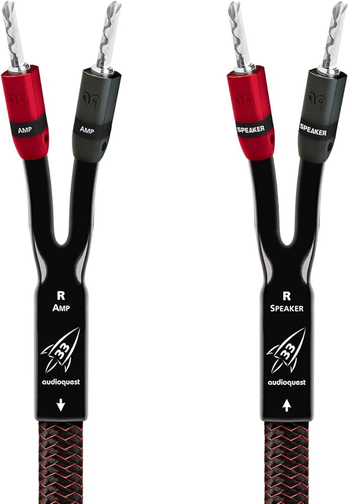 Amazon.com: AudioQuest 12' Rocket 33 Full-Range Speaker Cable w