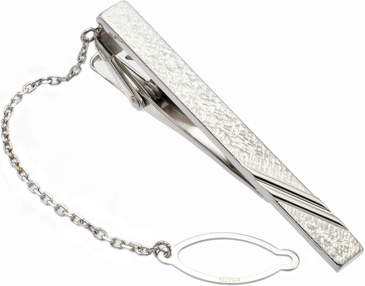 Amazon | ビズオン BizON K18 ホワイトゴールド ネクタイピン 18金