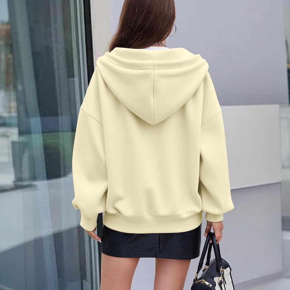 Amazon.com: Pairxily New York Graphic Zip Up Hoodies for Women
