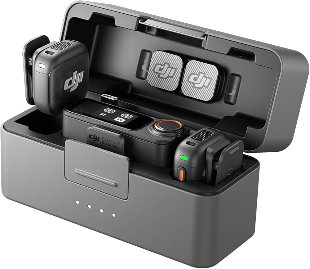 Amazon.co.jp: DJI Mic 3（2 TX + 1 RX + 充電ケース）ピンマイク