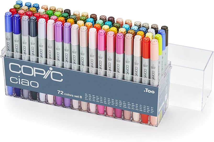 Amazon.co.jp: Too コピック チャオ 72色 Bセット : 文房具・オフィス用品