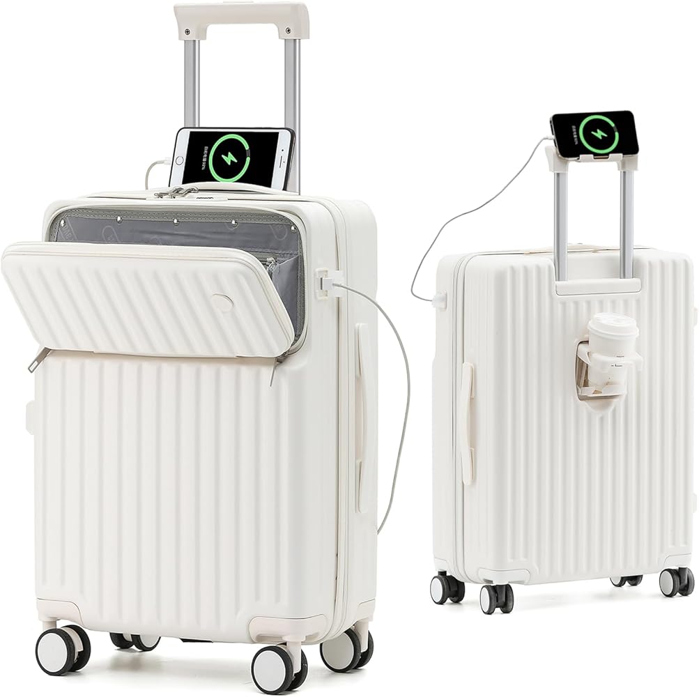 Amazon | [イエーション] スーツケース フロントオープン キャリー