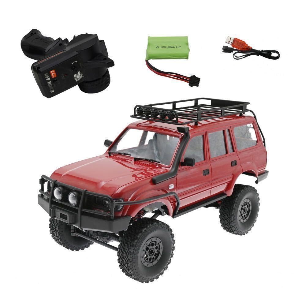 Amazon | レッドNEW WPL C54-1 RTR 1/16 ランドクルーザー LC80 4WD
