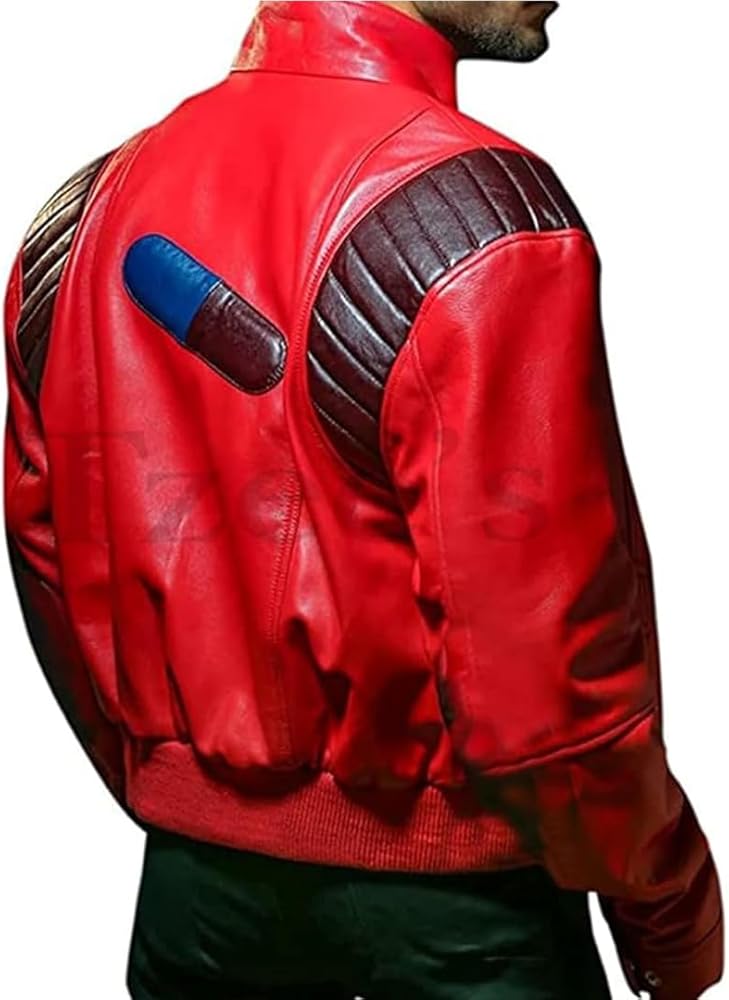 Tzee's Akira Leather Jacket Men | Akira Kaneda Bomber Jacket