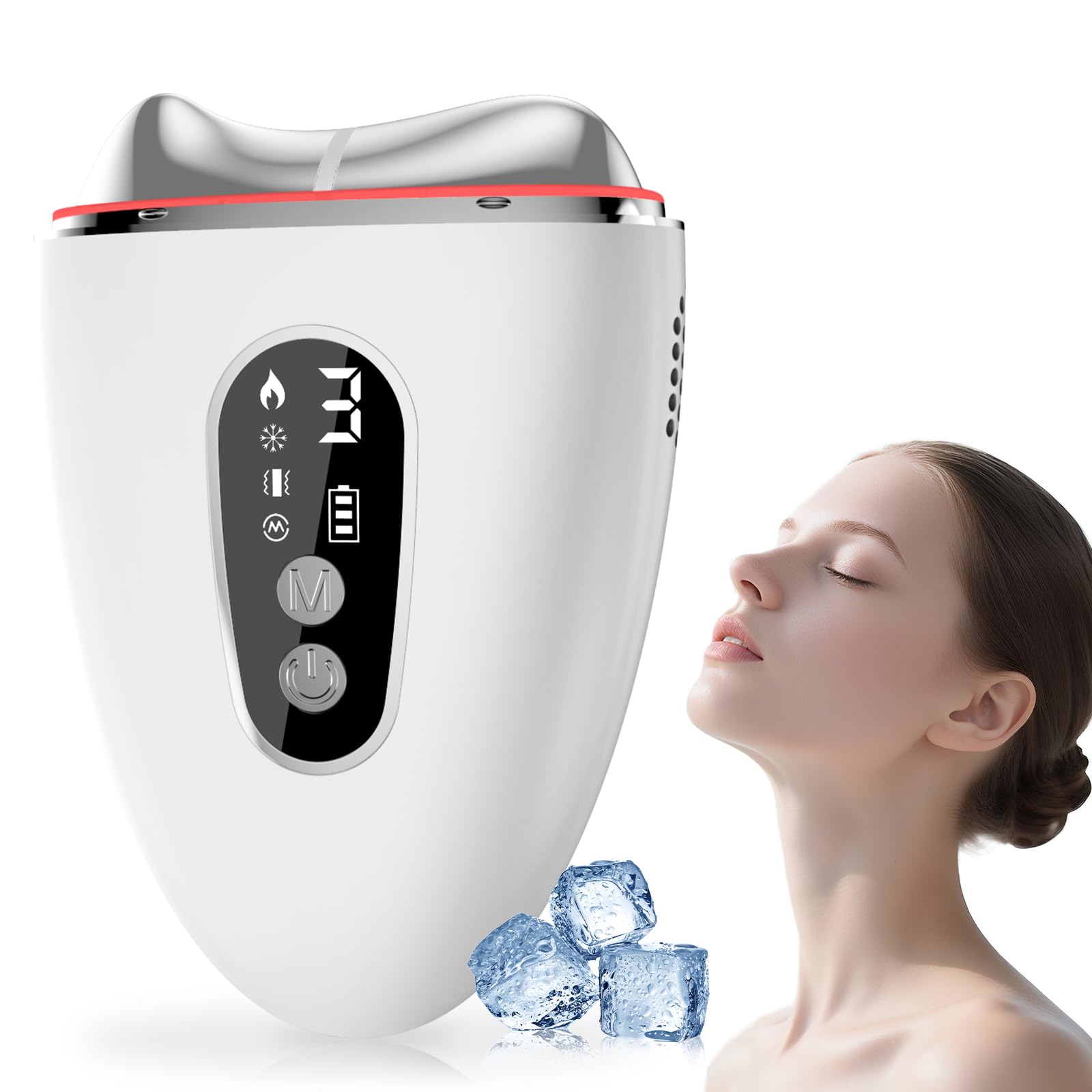Amazon.co.jp: 【2025革新 温冷両用 】 美顔器 ems 温冷リフトかっさ