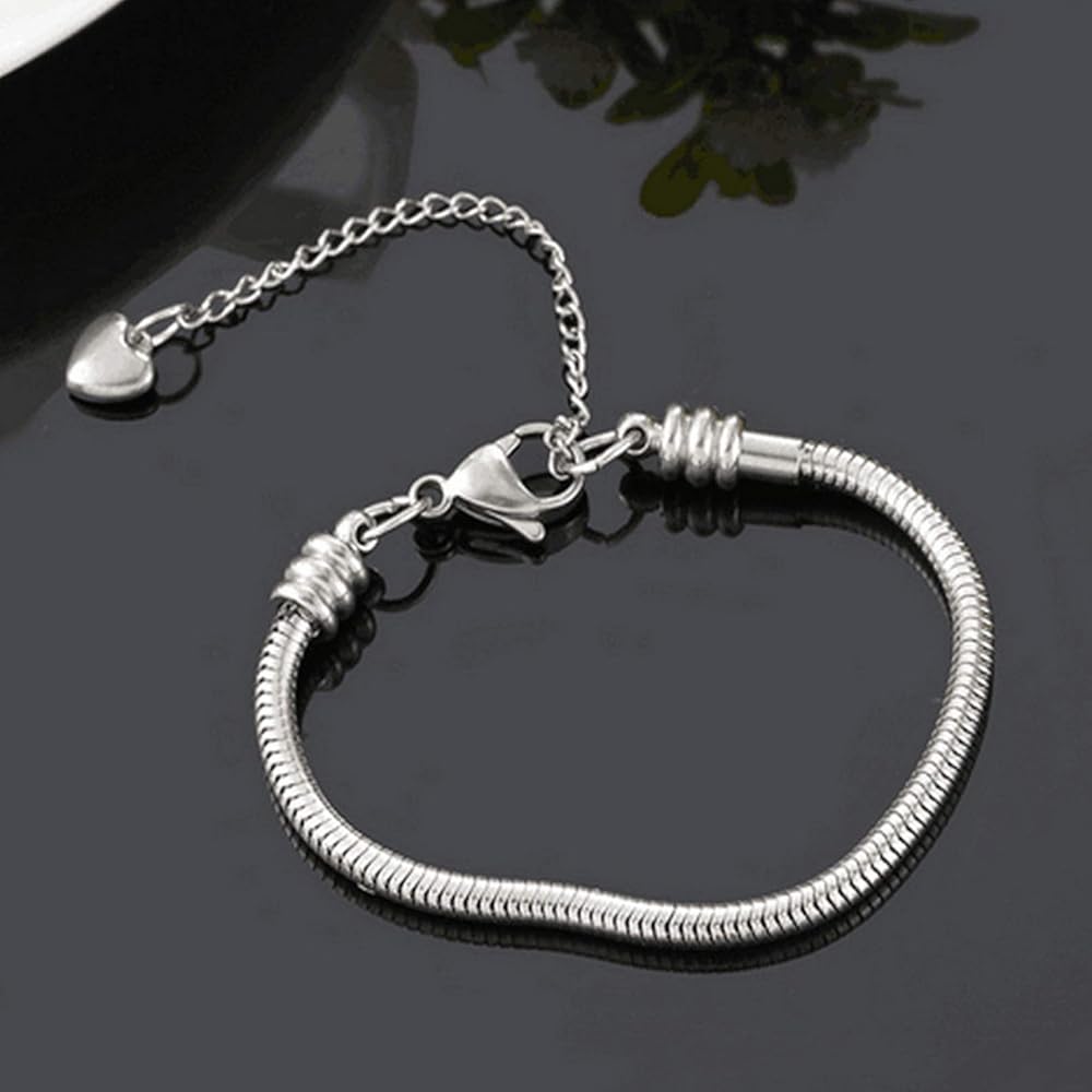 Amazon.com: Chili Jewelry Women Moments Silder Charms Snake Chain