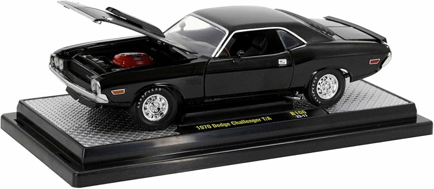 Amazon.com: M2 Machines 1970 Challenger T/A Black Limited Edition