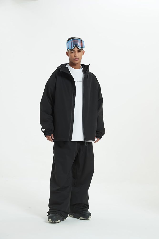 ラフロッグDOUBLE BREATHED JACKET/PANTS BLACK QZI Men's Two Piece