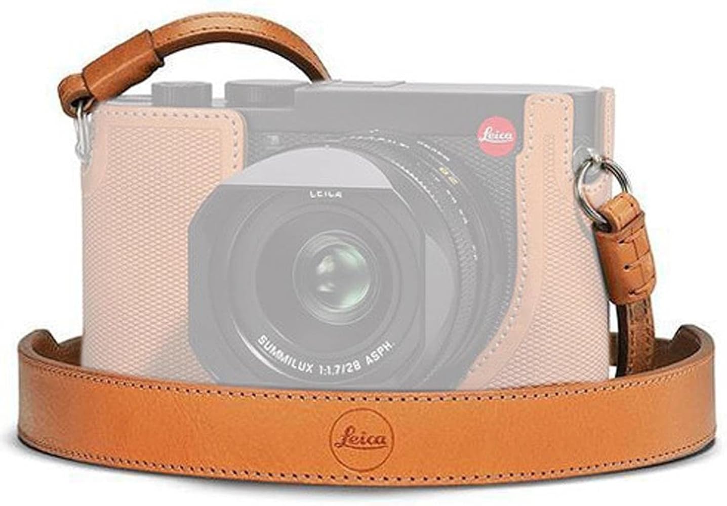 Amazon | Leica レザーキャリーストラップ Q2、ブラウン | カメラ