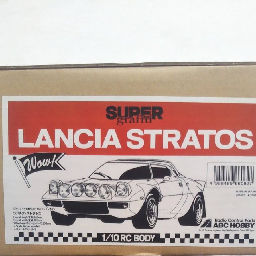 Amazon | ABCホビー ランチアストラトス 1 10ラジコンボディ
