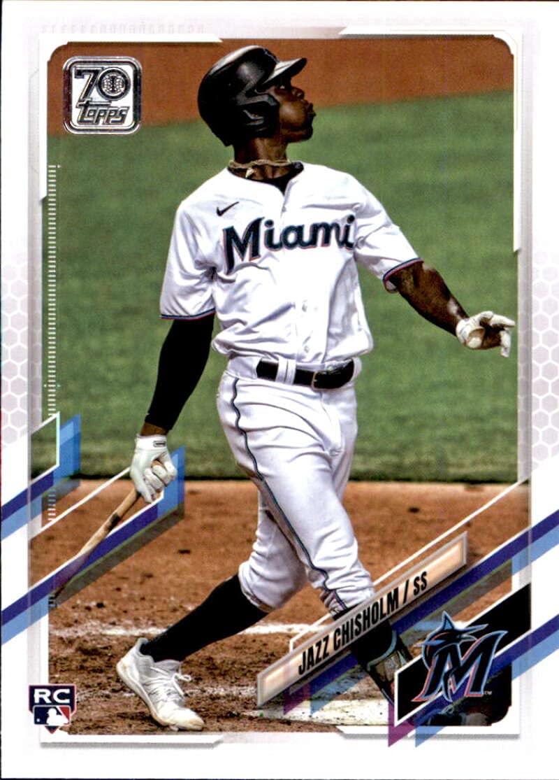 Amazon.com: 2021 Topps #538 Jazz Chisholm Miami Marlins Baseball