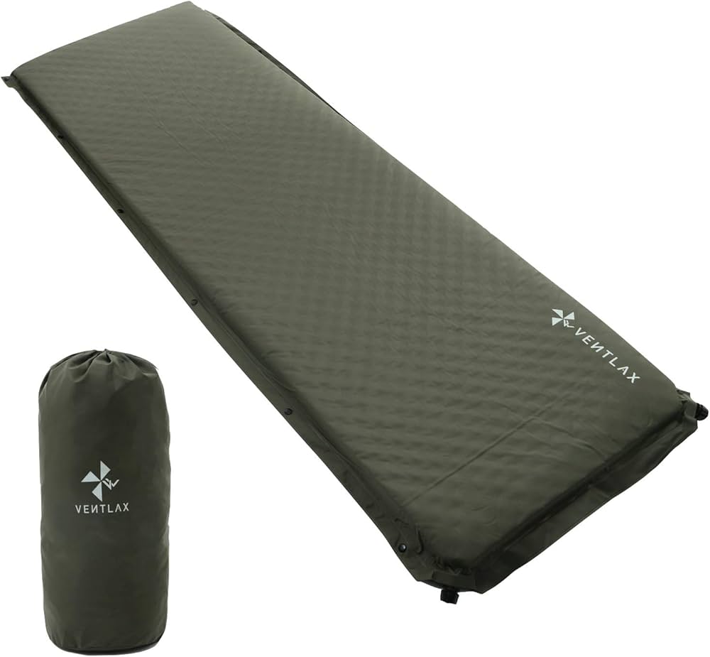 VENTLAX スリーピングマット オリーブ 中古です VENTLAX スリーピング