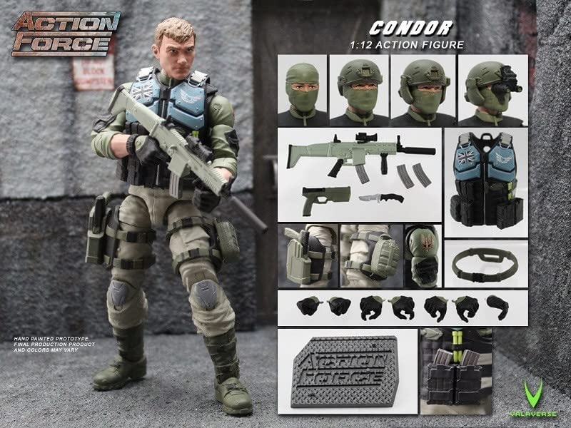 Amazon.co.jp: Condor 1/12スケール 男性 モダン ミリタリー