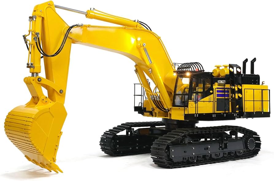 Amazon.co.jp: wheelfun 1/8スケール RC 油圧ショベル PC1250 メタル