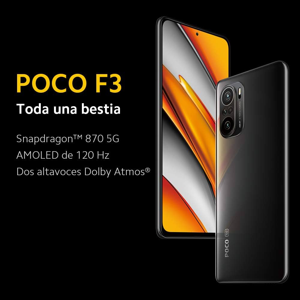Xiaomi Poco F3 - Smartphone 128GB, 6GB RAM, Dual SIM, Deep Ocean