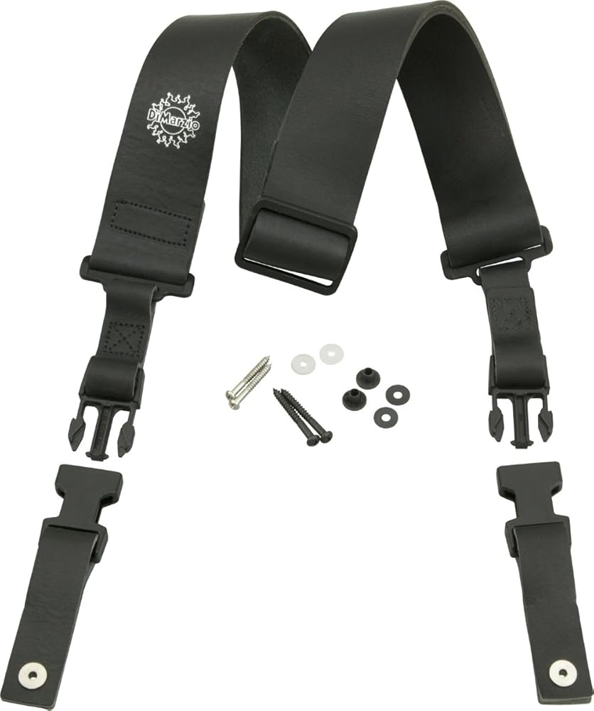 Amazon.com: DiMarzio DD2420 Custom Italian Leather ClipLock Guitar