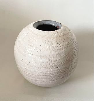 Amazon.co.jp: 志野焼 桔梗屋窯 五代目小三郎 花瓶 鶴 : ホーム＆キッチン