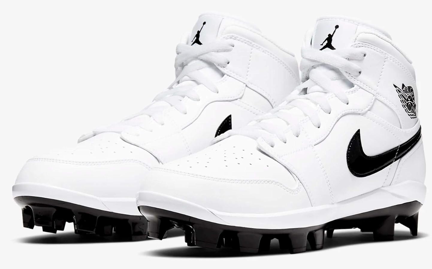 Amazon | Jordan Air 1 レトロ MCS メンズ 野球スパイク, ホワイト