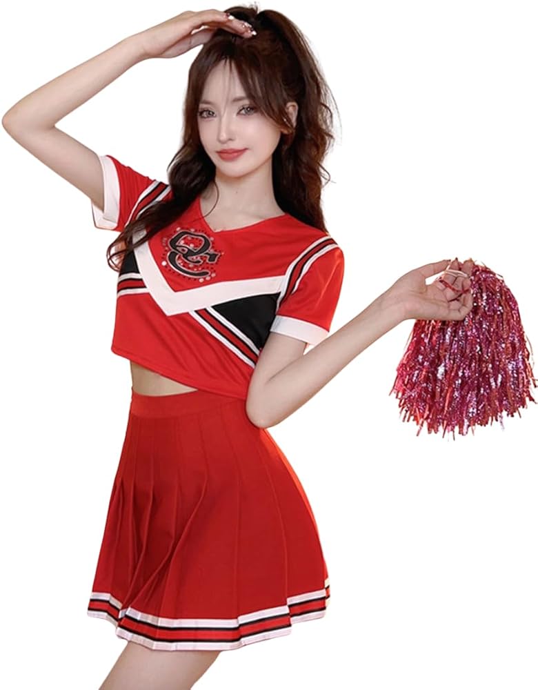 Amazon.co.jp: [Lady Lazy] レディレイジー チアガール コスプレ 半袖
