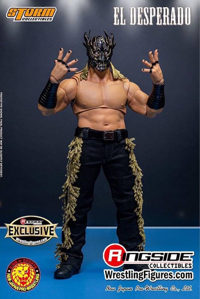 Amazon.co.jp: プロレス エルデスペラード フィギュア ブラック