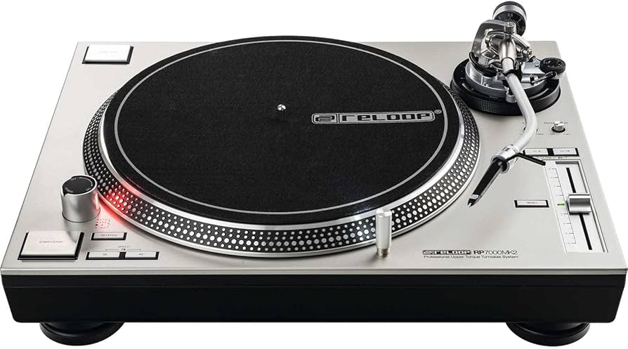 Amazon | (2) Reloop RP-7000 MK2 (シルバー) ターンテーブルセット