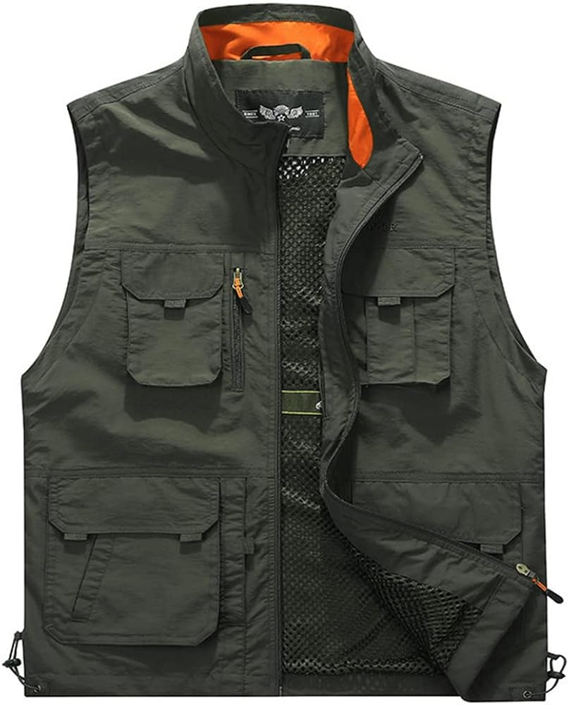 Amazon.com: Alloaone Men Spring Autumn Breathable Military Green