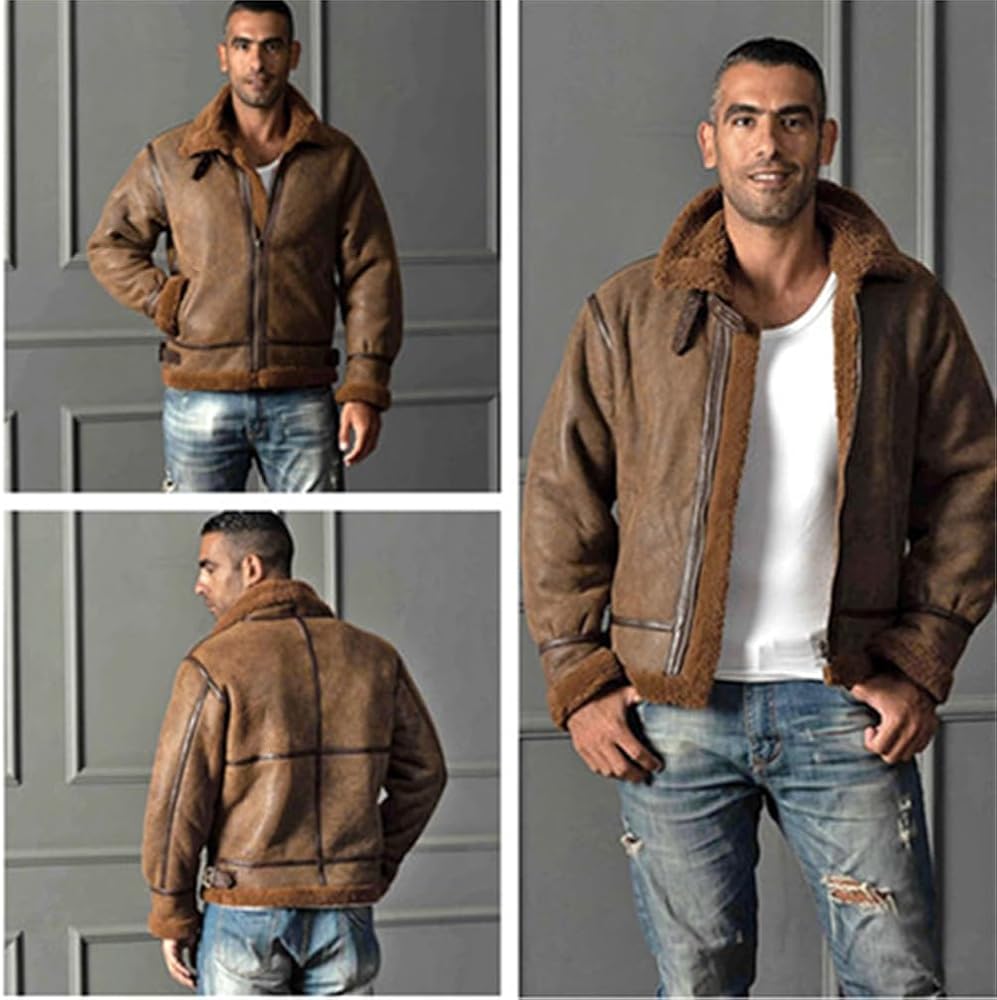 Amazon | [VIIBOY] B-3ムートンジャケット ムート B3 フライト