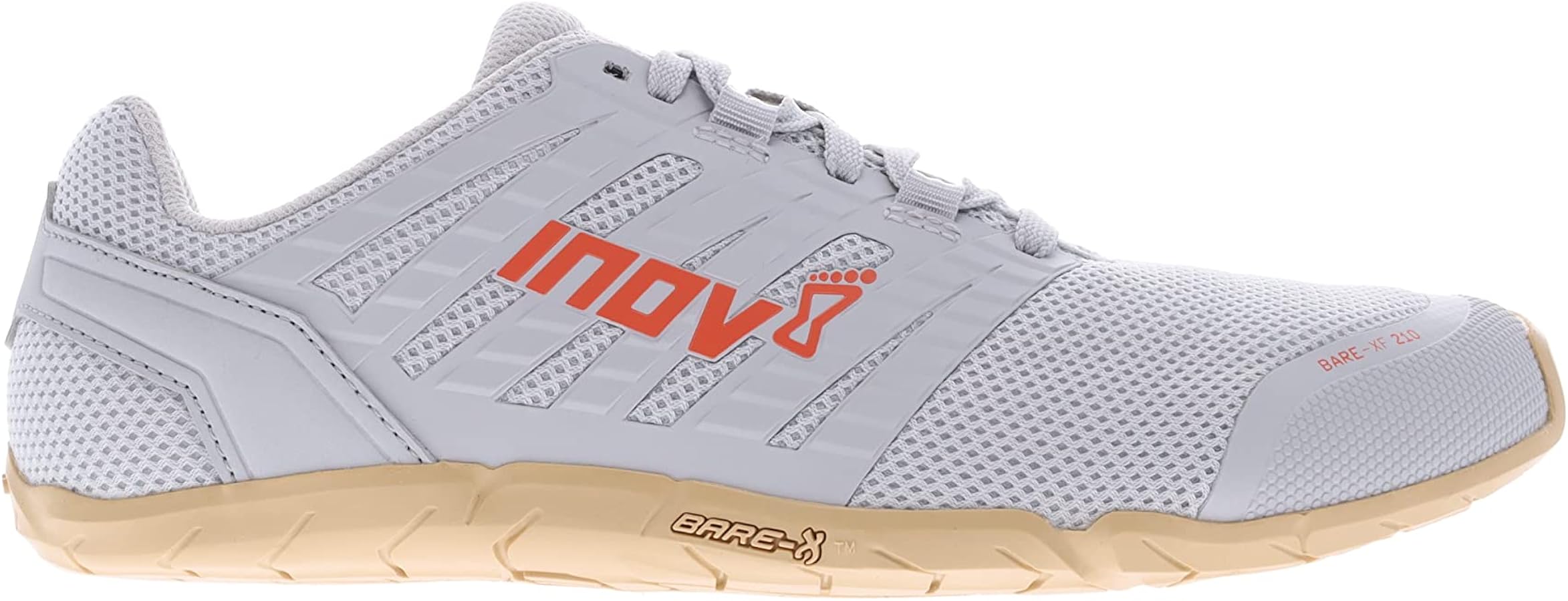 Amazon.com | inov-8 Bare-XF™ 210 V3 Light Grey/Coral/Gum UK 3 (US