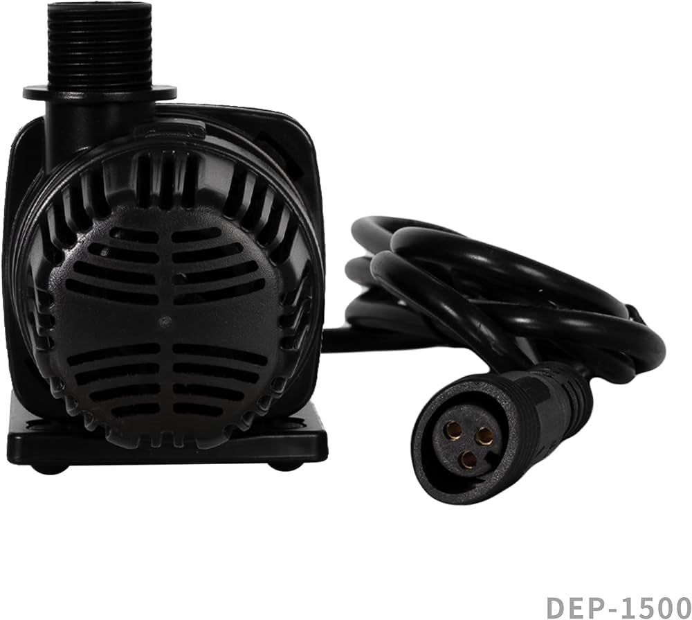 Amazon.co.jp: HSBAO DEP-1200 吐出量1500L/H (毎分25L) 揚程1.6m DC