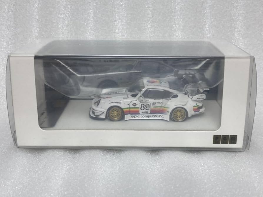 Amazon.co.jp: PGM 1/64 Porsche RWB 930 White #89 Apple Full