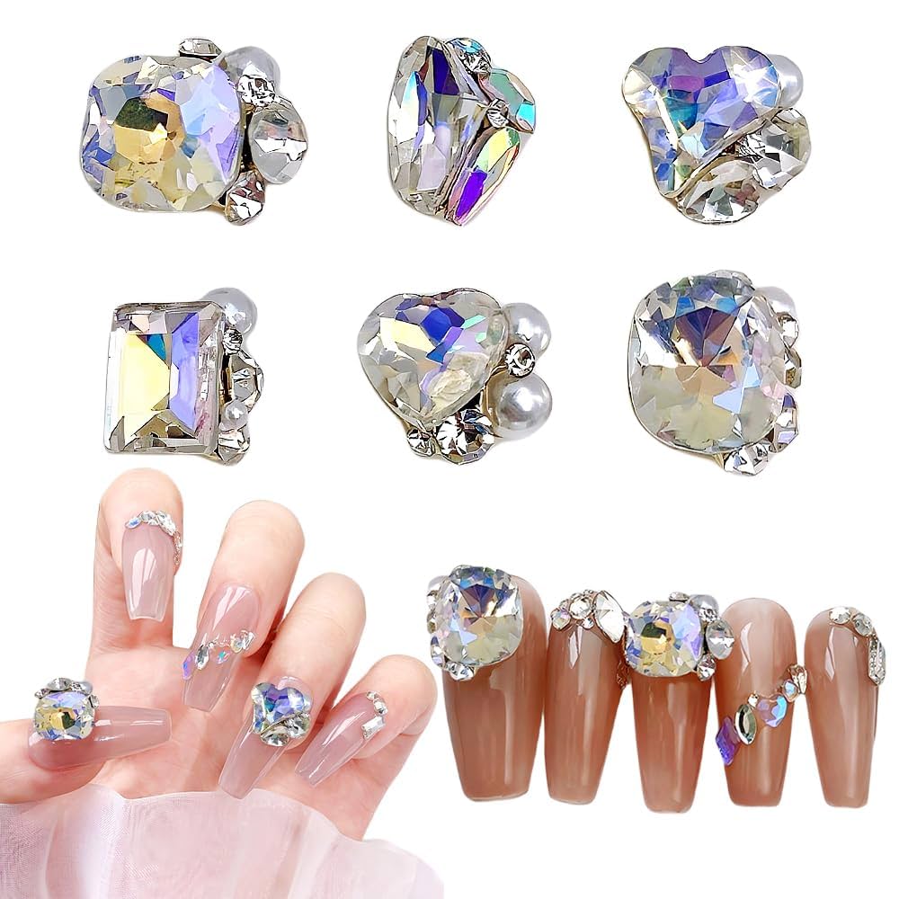 ◇①クリスタルストーン◇ネイル用ストーン クリスタル オーロラ