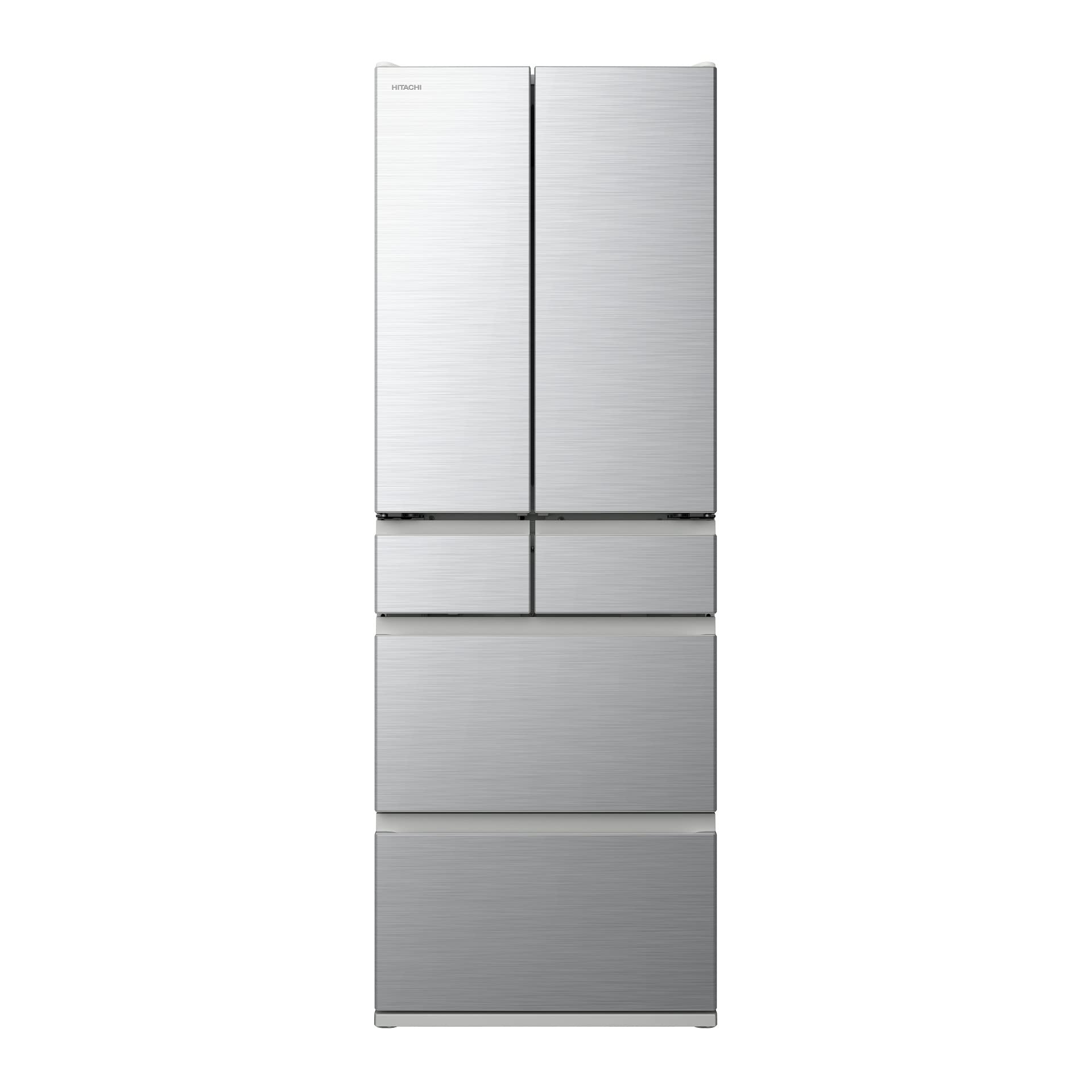 Amazon | 日立 冷蔵庫 幅65cm 485L シルバー R-H49S S 6ドア フレンチ