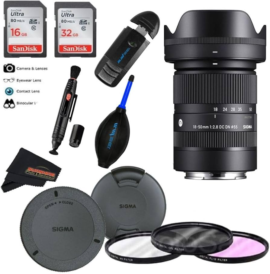 Amazon.com : Sigma 18-50mm f2.8 DC DN Contemporary Lens for Sony E