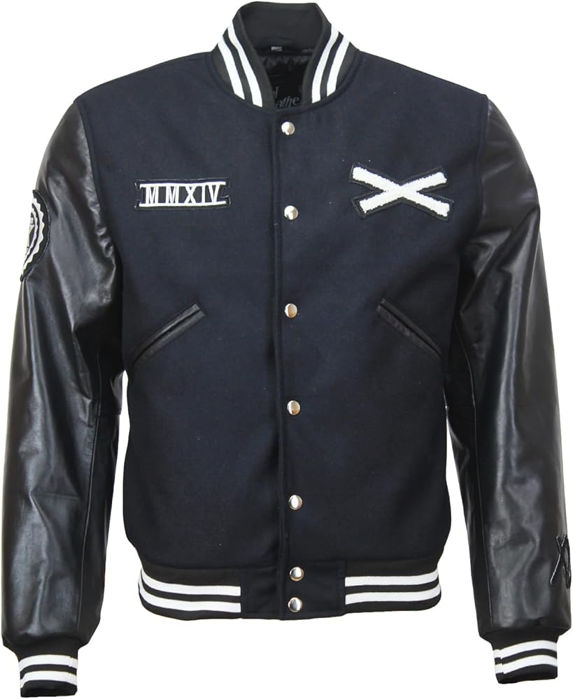 Leatherobe The Week nd XO Tour Black Varsity Letterman Jacket (US