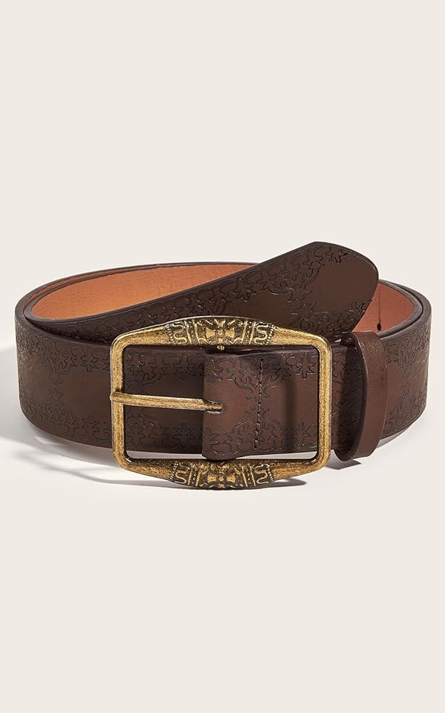 Amazon | [Lamerry] ウエスタンベルト ジーンズ アメカジ ベルト 太め