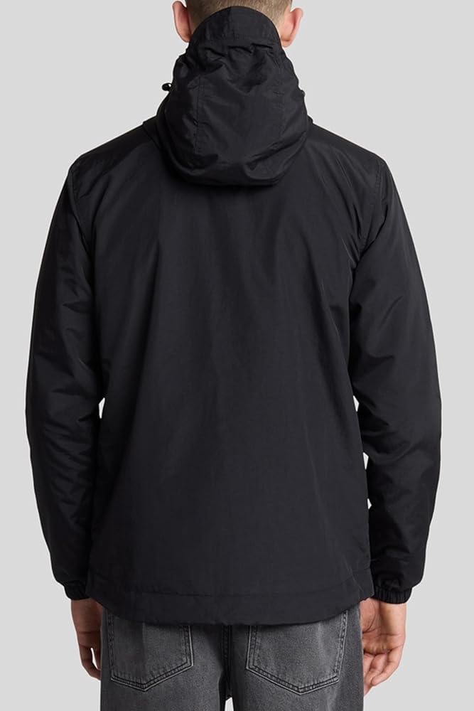 Lyle and Scott Vintage Zip Through Hooded Jacket Large Jet Blk at