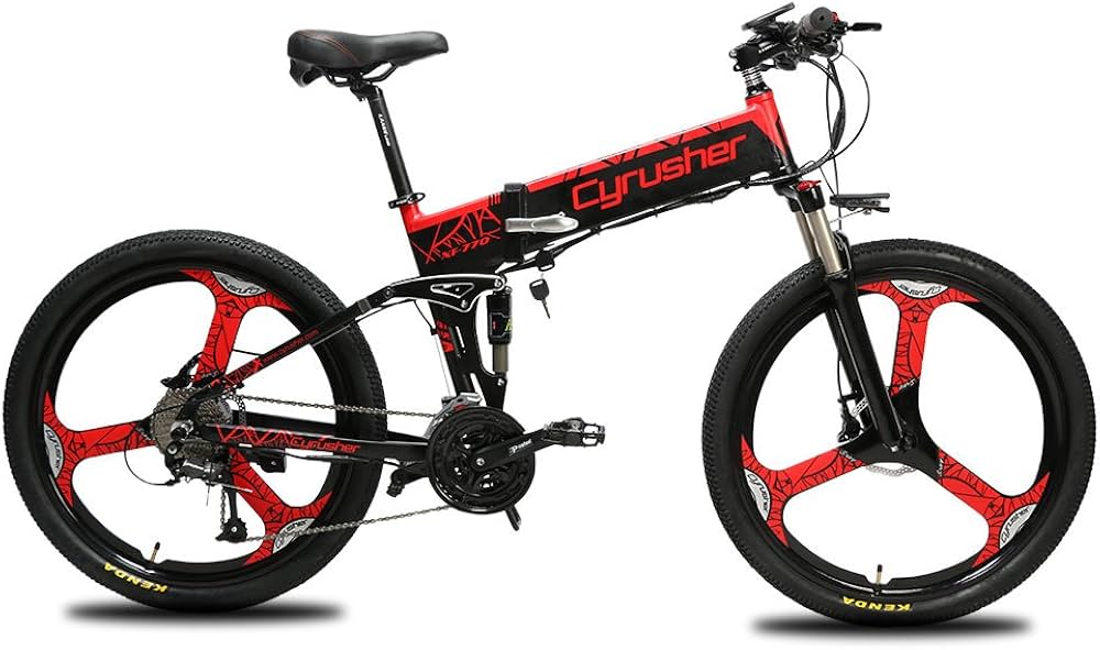 Amazon | Cyrusher XF770 電動アシスト自転車 フルサスペンション 26