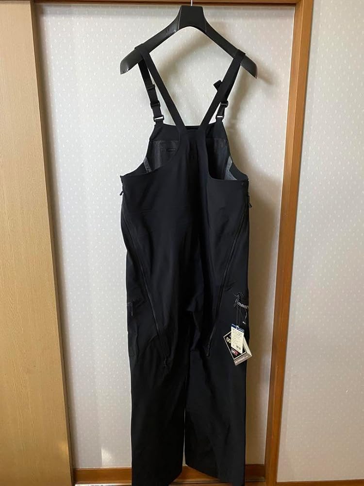 Amazon | モンベル パウダートラック ビブ ブラック L ゴアテックス