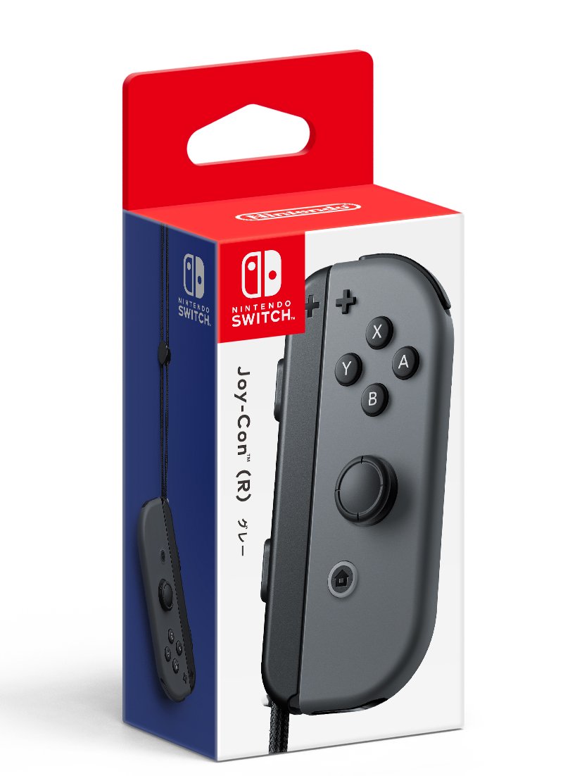 Amazon.co.jp: 【任天堂純正品】Joy-Con (R) グレー : ゲーム