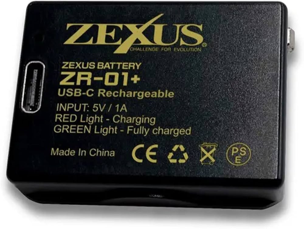 新品セット】ZEXUS ZX-195 ヘッドライト＋専用充電池 ZR-01 ZEXUS専用